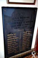 Plaque Commémorative des Verreries