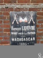 Plaque Commémorative Ernest LEFEVRE