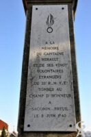 Plaque Commémorative du 23e RMVE