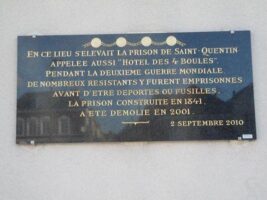 Plaque Commémorative de l'Ancienne Prison