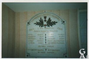 Plaque Commémorative de la Mairie
