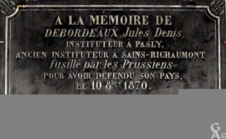 Plaque Commémorative de l'Ecole
