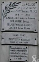 Plaque Commémorative de la Police
