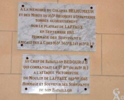Plaque Commémorative du 9e RCP
