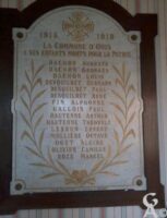 Plaque Commémorative de la Mairie