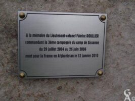 Stèle Commémorative Fabrice ROULLIER