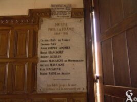 Plaque Commémorative du Temple