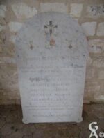 Plaque Commémorative de l'Eglise de Pont à Bucy