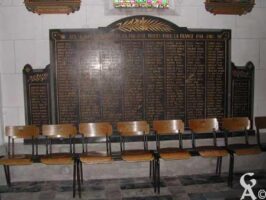 Plaque commémorative de l'église