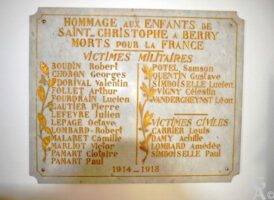 Plaque Commémorative de la Mairie