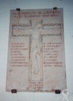 Plaque Commémorative de l'Eglise
