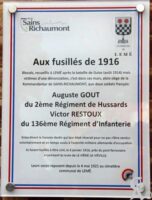 Plaque Commémorative des Fusillés