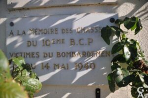 Plaque Commémorative du 10e BCP