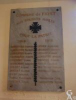 Plaque commémorative de la mairie