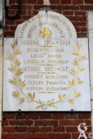 Plaque Commémorative de la Mairie
