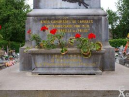 A nos camarades de combats20e anniversaire 1918-1938 1918-1928  11 novembre La Fraternelle des Poilus