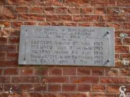 Plaque Commémorative de l'Eglise