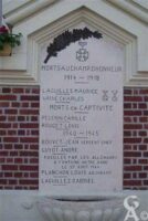 Plaque Commémorative de la Marie