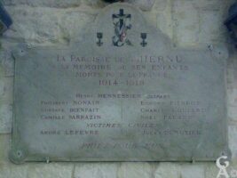 Plaque Commémorative de l'Eglise