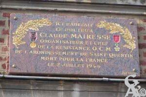 Plaque commémorative C. Mairesse