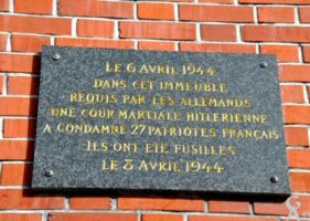 Plaque Commémorative des Fusillés