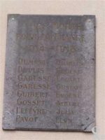 Plaque commémorative