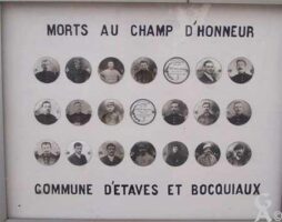 Plaques des Morts pour la France