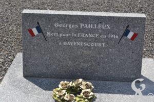Sépulture de Georges Pailleux -Marcy- M.Trannois