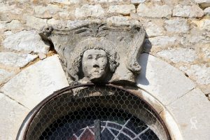 Détail d'une sculpture de l'église-Bucy-lès-Pierrepont- A.Demolder 2021