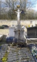 stèle du médecin d'Edouard Fleury, Jules Pineau et son épouse Marie - nharant