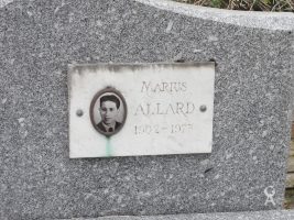 plaque Marius Allard sur monument - npryjmak