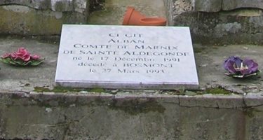 plaque comte de marnix de sainte aldegonde-mnivelet