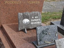 plaque avec photo du couple Poirrier Verrier - natty