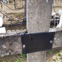 plaque François Poulet sur croix - nharant