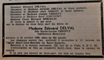 DELVAL NÉE CHRISTY