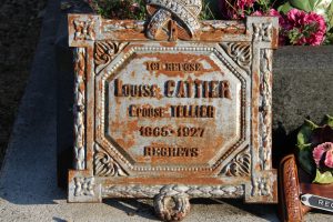 plaque sur monument Accadebled Tellier- A.Demolder