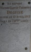 plaque apposée dans la chapelle funéraire - natty