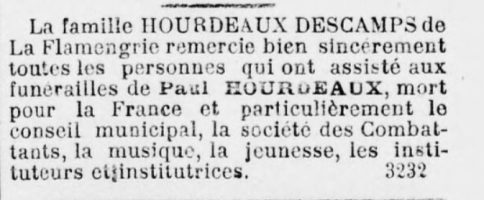 HOURDEAUX 