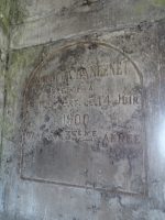 plaque gravée dans la chapelle familiale -natty
