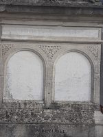 plaques gravées sur la stèle- M a Schioppa