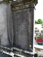 gravure sur le grand monument de la famille Macquart Robert Guilmot - natty
