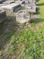 Pierre gravée sur tombe pleine terre - M.A.Schioppa