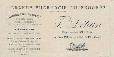 DEHAN Pharmacien Bohain - collection particulière