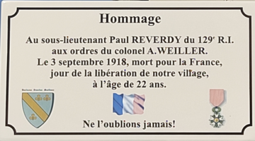 Plaque de rue