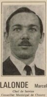LALONDE Marcel Chauny - CEVITOF 1968