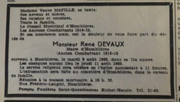 DEVAUX René Homblières