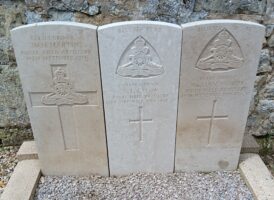 tombe de 3 soldats britanniques - JP Brazier
