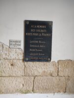 Plaque église