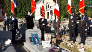 Hommage du Souvenir Français à ce Mort pour la France inhumé dans sa tombe familiale - N.Harant