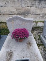 zoom sur l'inscription figurant sur la stèle du monument - O.Dufour